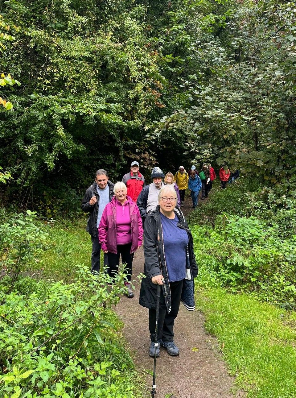 A group of walkers
